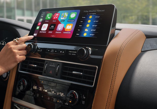 2024 INFINITI QX80 Key Features - WIRELESS APPLE CARPLAY® INTEGRATION | Bill Dodge INFINITI in Westbrook ME