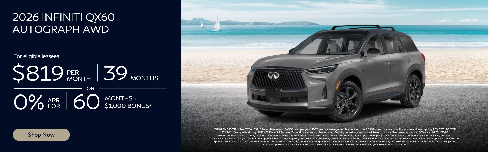 2026 QX60 Autograph AWD