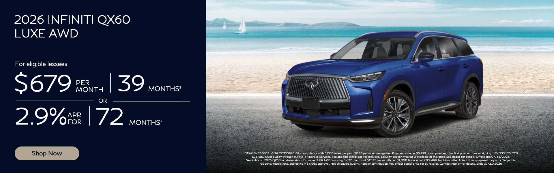 2026 QX60 Luxe AWD