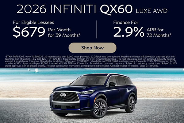 2026 QX60 Luxe AWD