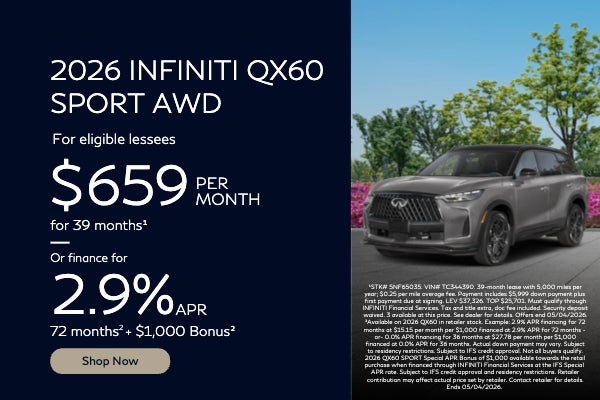 2026 INFINITI QX60 Sport AWD