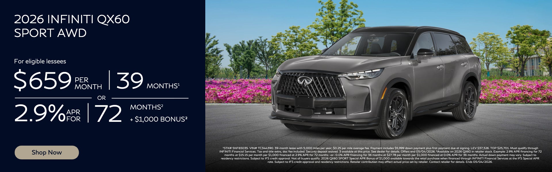 2026 INFINITI QX60 Sport AWD