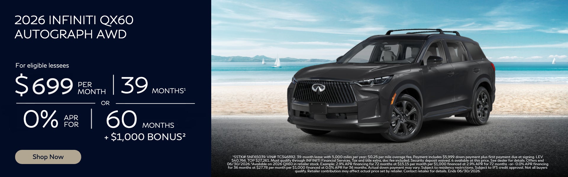 2026 INFINITI QX60 Autograph AWD