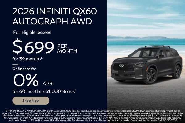 2026 INFINITI QX60 Autograph AWD