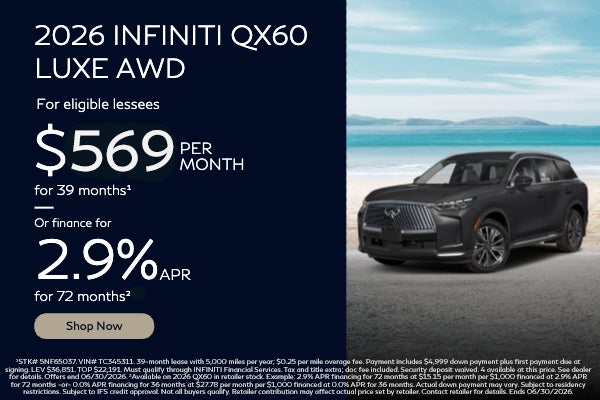 2026 INFINITI QX60 Luxe AWD