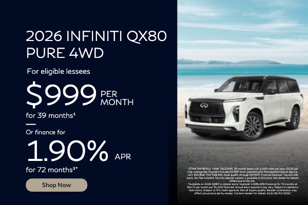 2026 INFINITI QX80 Pure 4WD