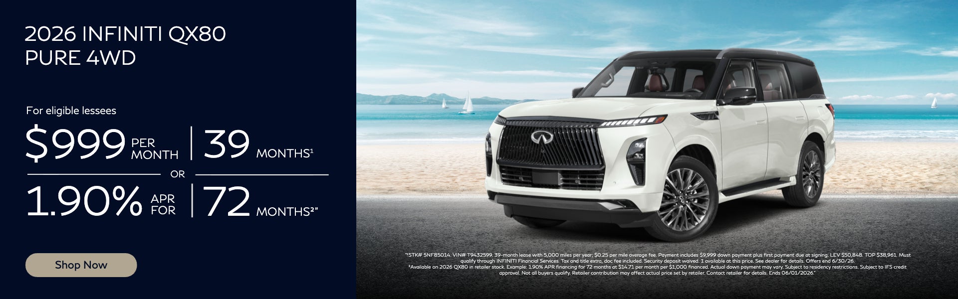 2026 INFINITI QX80 Pure 4WD