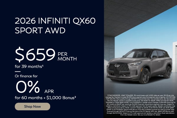 2026 INFINITI QX60 Sport AWD