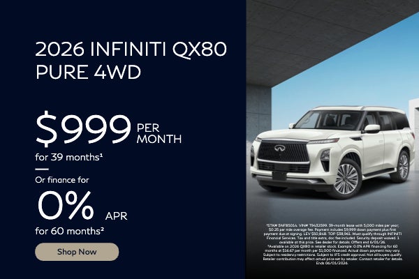 2026 INFINITI QX80 Pure 4WD
