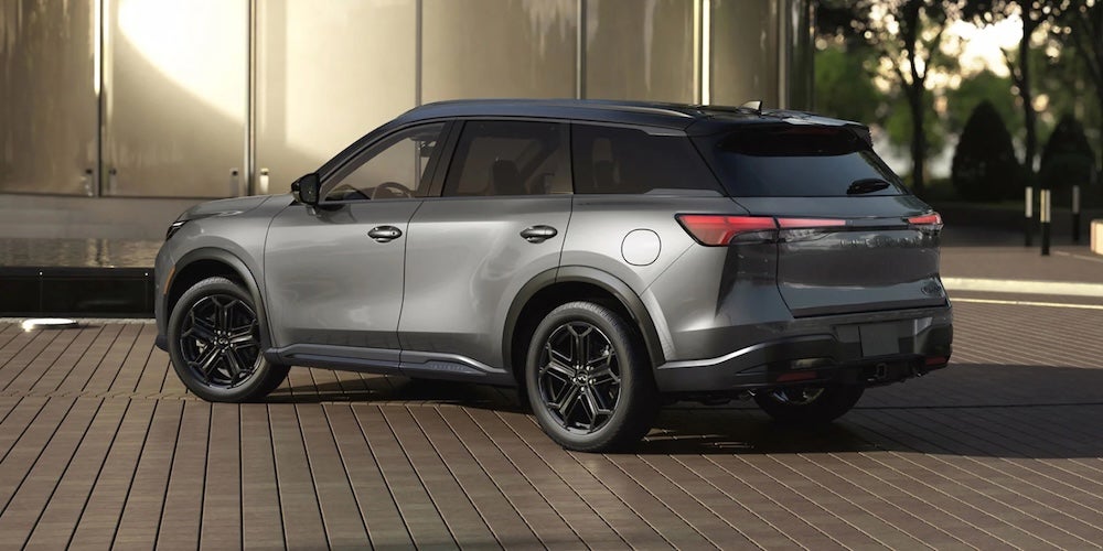 A gray 2026 INFINITI QX60 SUV